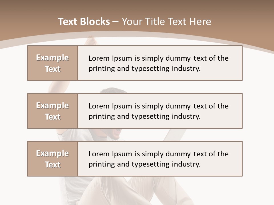 Joy Winner Triumph PowerPoint Template