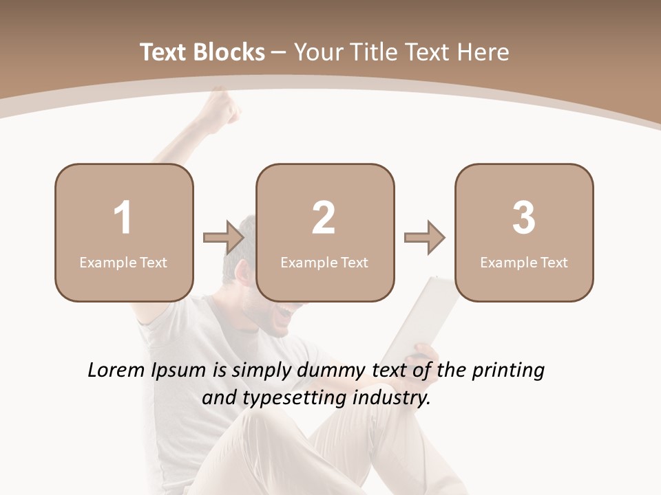 Joy Winner Triumph PowerPoint Template