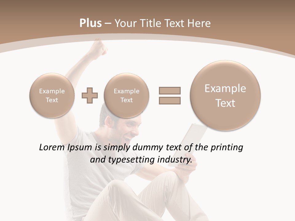 Joy Winner Triumph PowerPoint Template