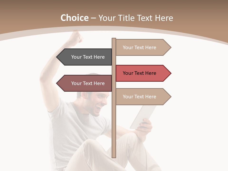 Joy Winner Triumph PowerPoint Template