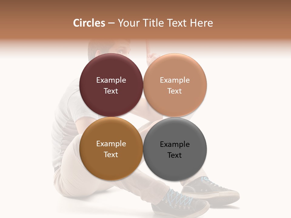 White Tablet Touchscreen PowerPoint Template