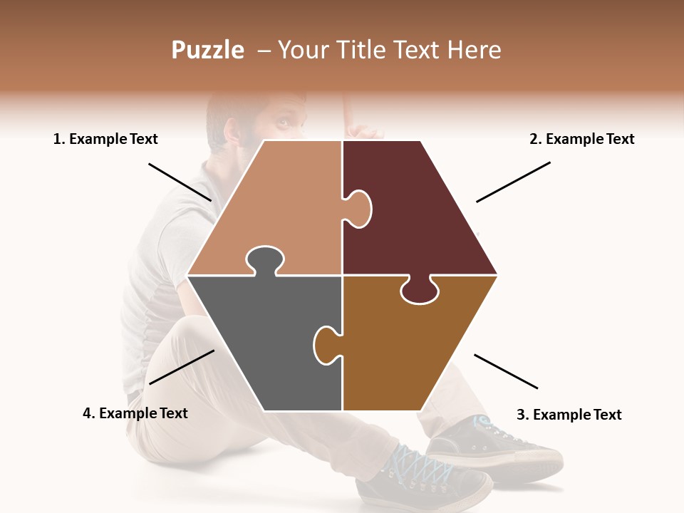 White Tablet Touchscreen PowerPoint Template