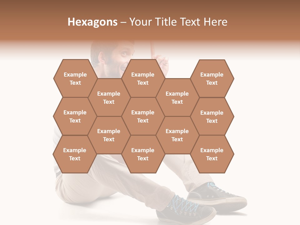 White Tablet Touchscreen PowerPoint Template