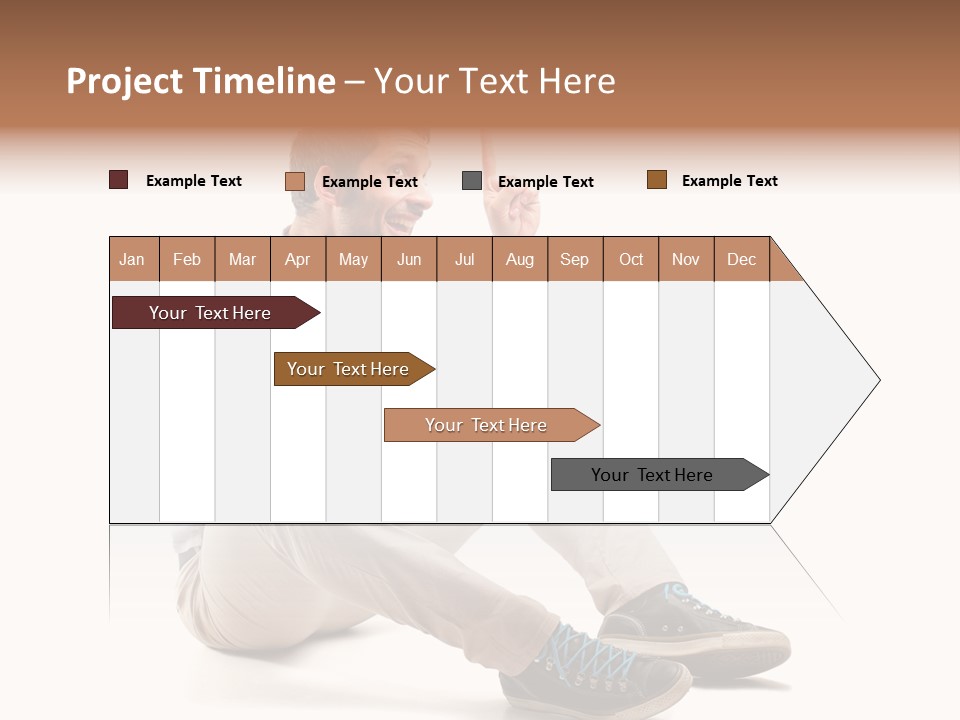 White Tablet Touchscreen PowerPoint Template
