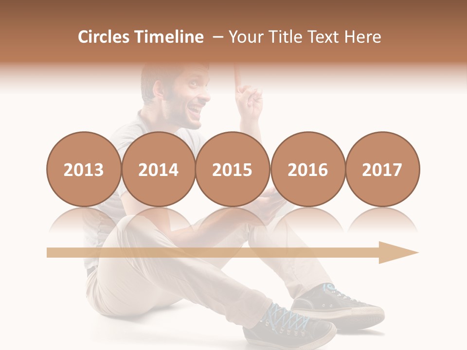 White Tablet Touchscreen PowerPoint Template