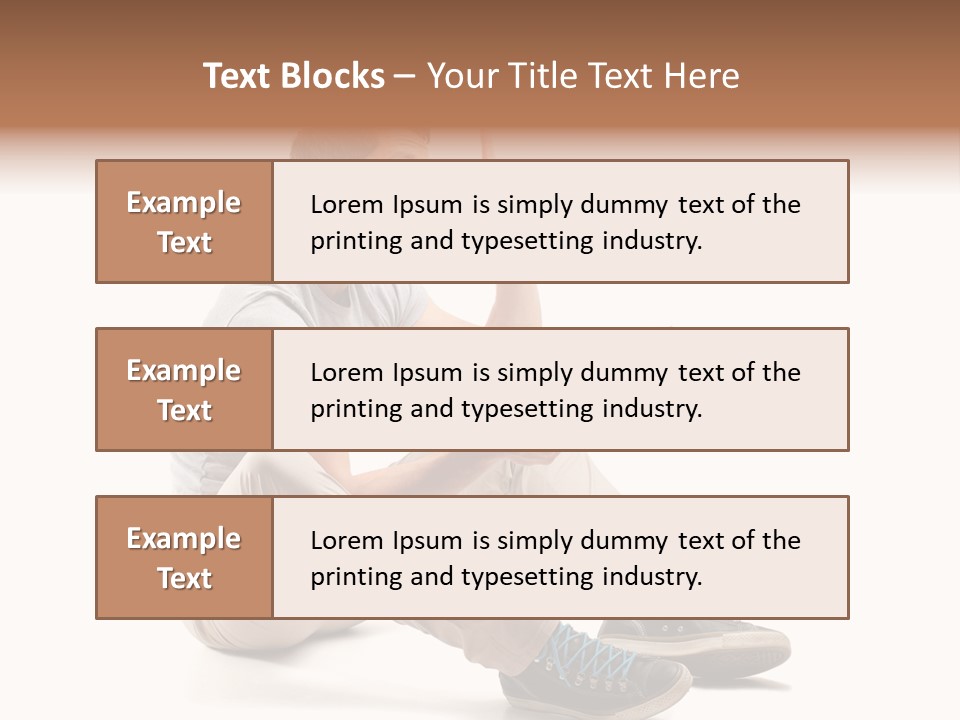 White Tablet Touchscreen PowerPoint Template