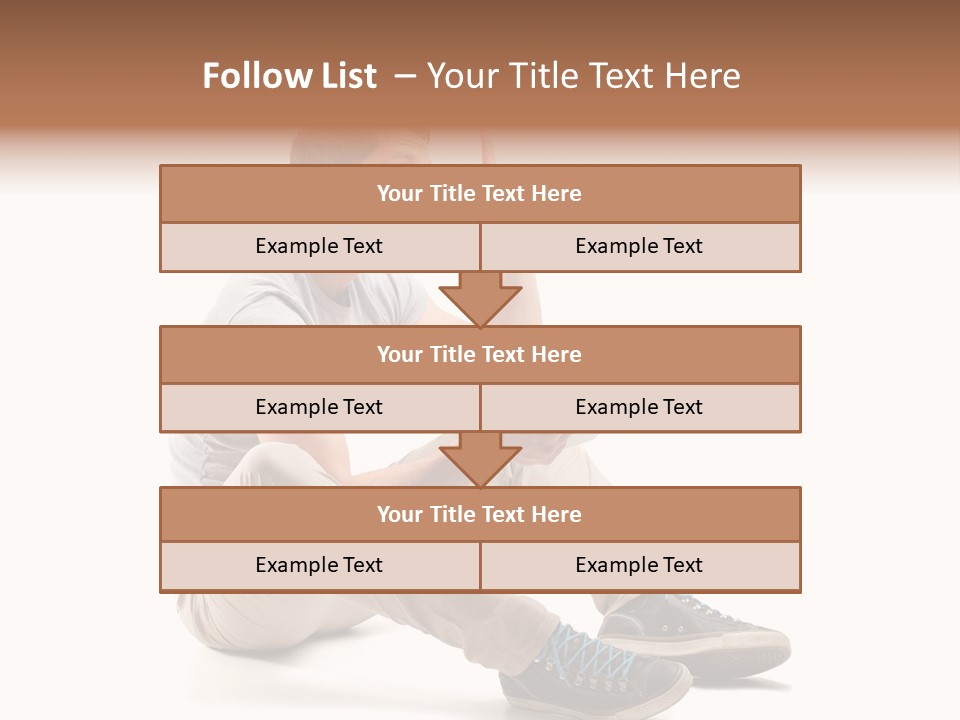 White Tablet Touchscreen PowerPoint Template