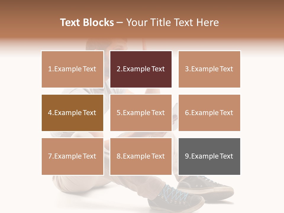 White Tablet Touchscreen PowerPoint Template
