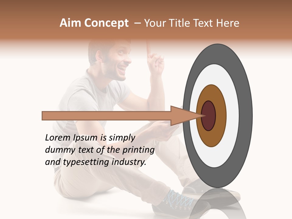 White Tablet Touchscreen PowerPoint Template