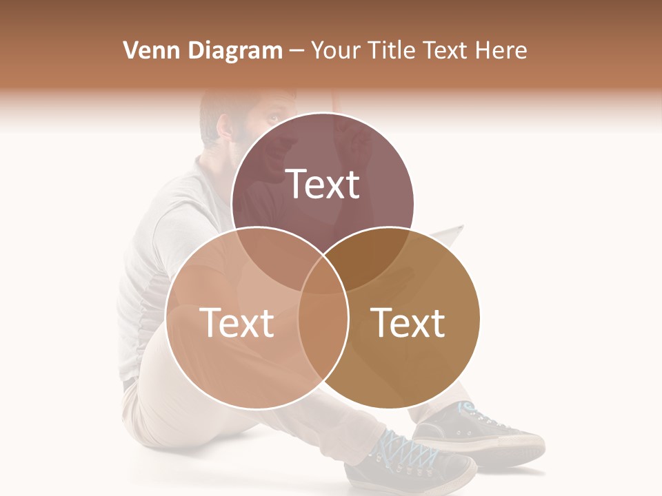 White Tablet Touchscreen PowerPoint Template