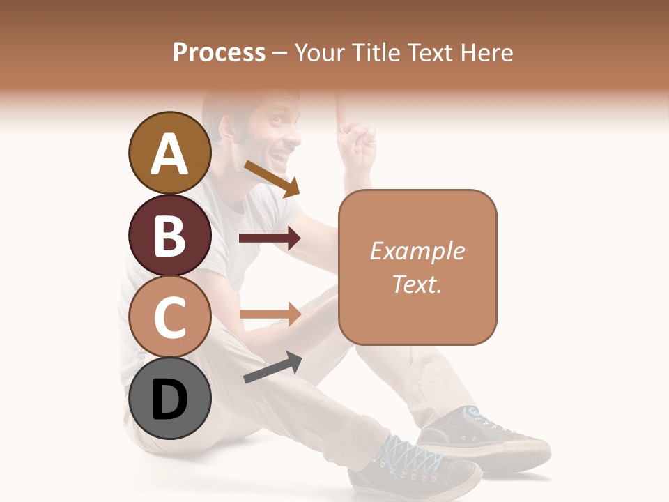 White Tablet Touchscreen PowerPoint Template