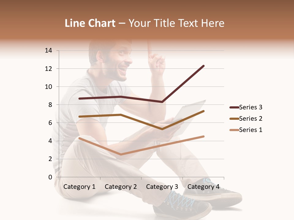 White Tablet Touchscreen PowerPoint Template