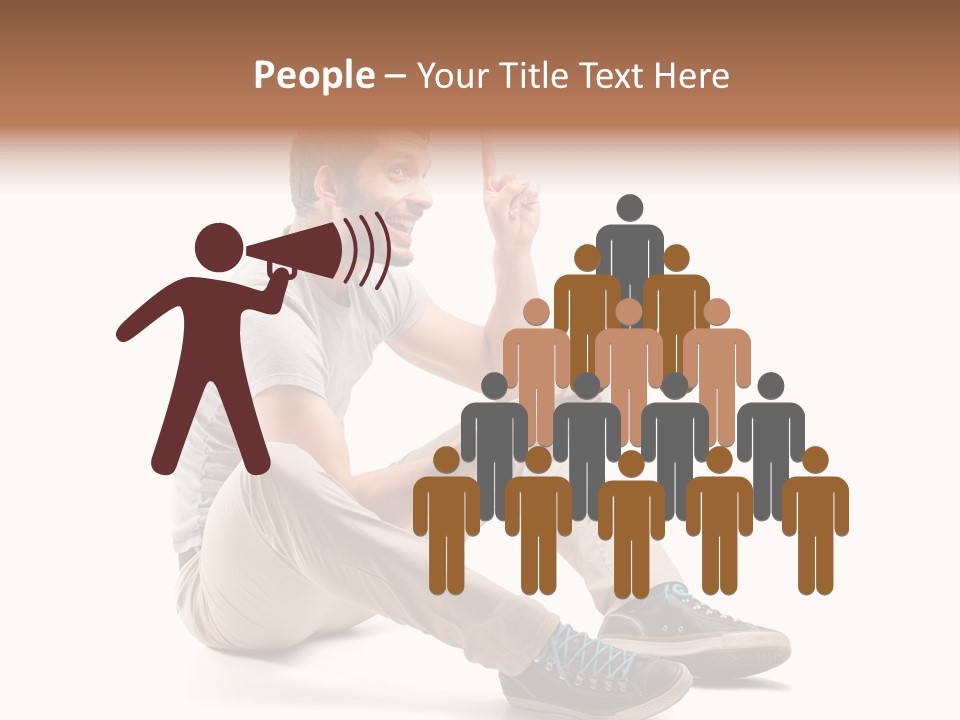 White Tablet Touchscreen PowerPoint Template