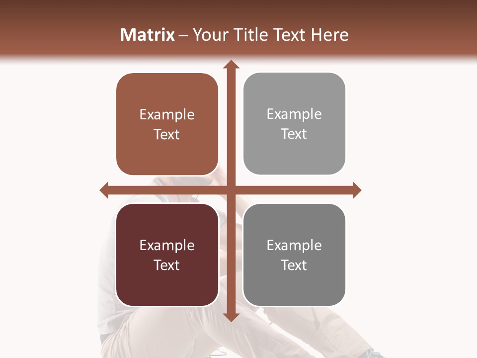 Teenager Isolated Guy PowerPoint Template