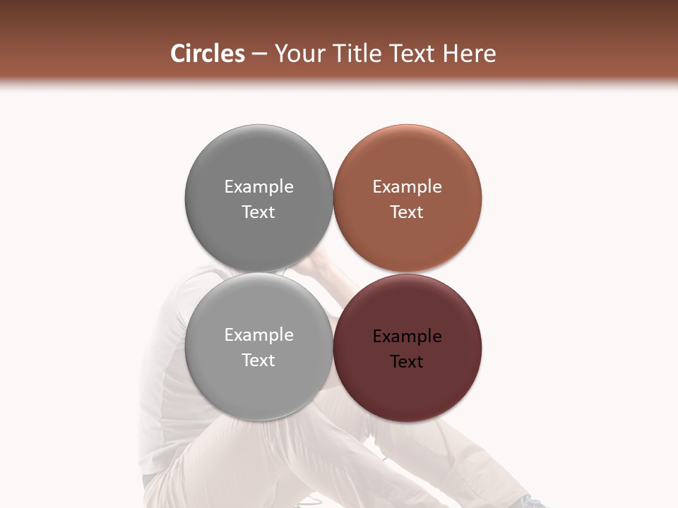 Teenager Isolated Guy PowerPoint Template