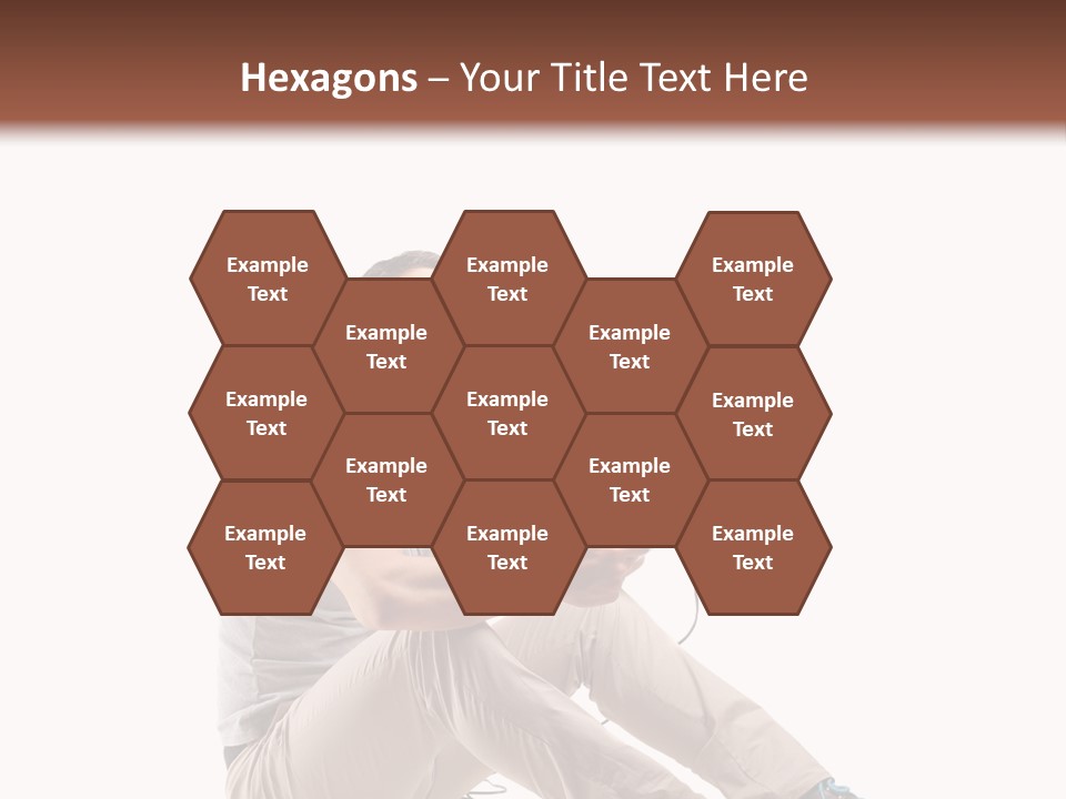 Teenager Isolated Guy PowerPoint Template