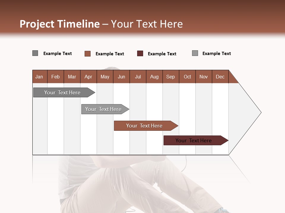 Teenager Isolated Guy PowerPoint Template