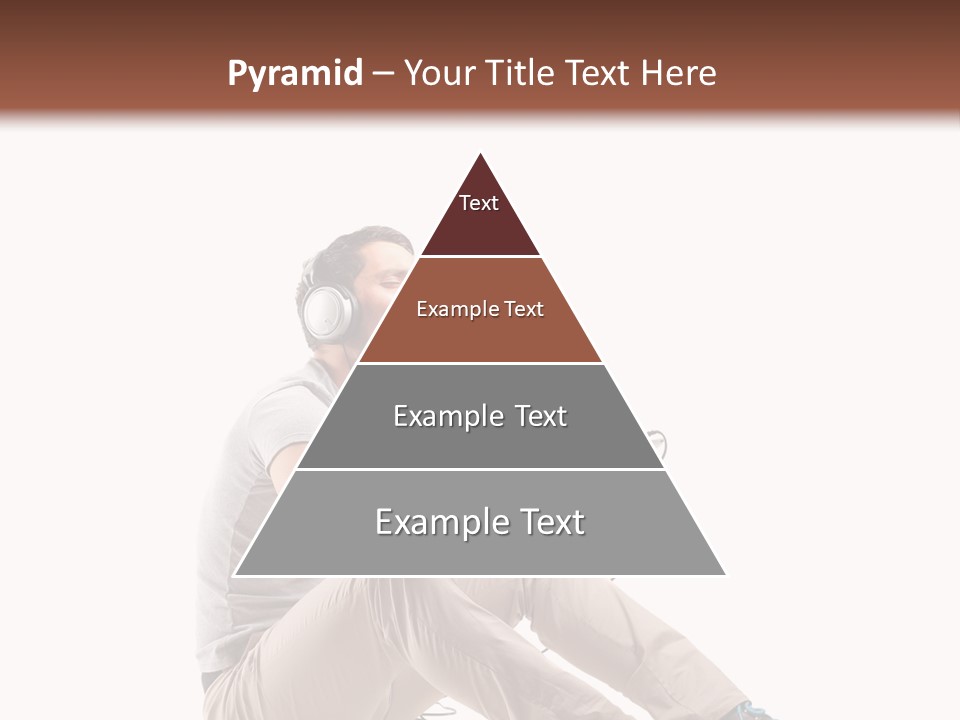 Teenager Isolated Guy PowerPoint Template