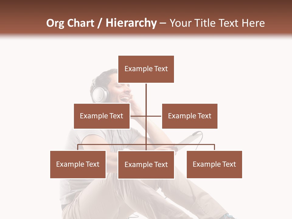 Teenager Isolated Guy PowerPoint Template