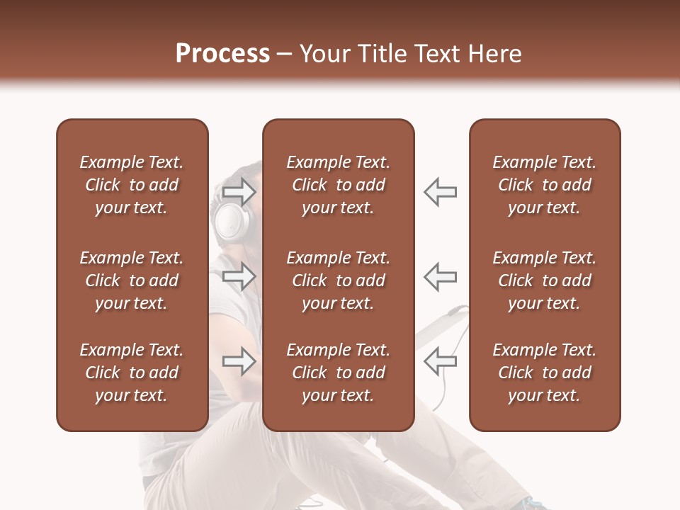 Teenager Isolated Guy PowerPoint Template