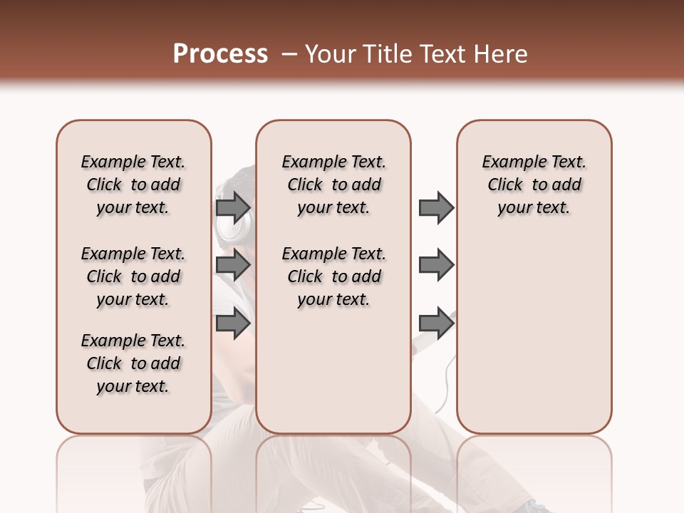 Teenager Isolated Guy PowerPoint Template