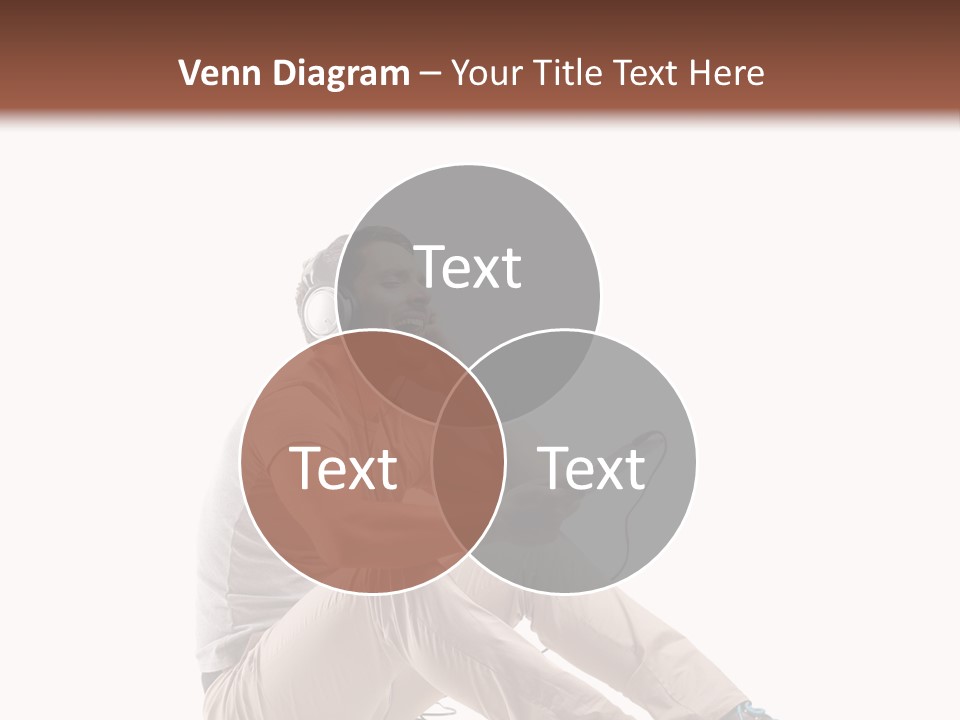 Teenager Isolated Guy PowerPoint Template