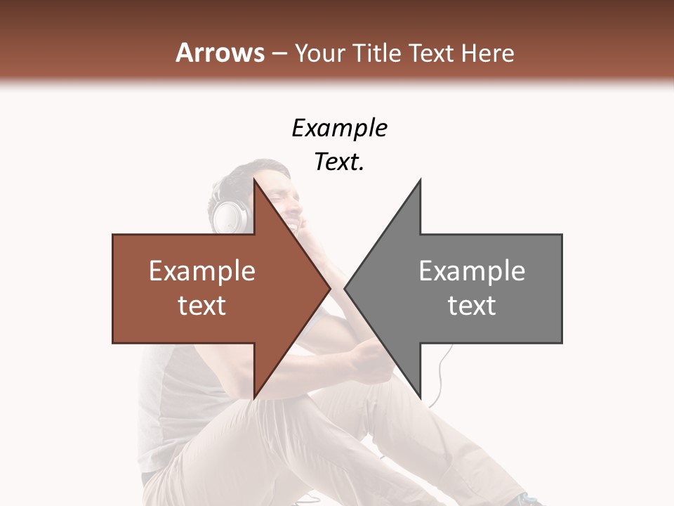 Teenager Isolated Guy PowerPoint Template