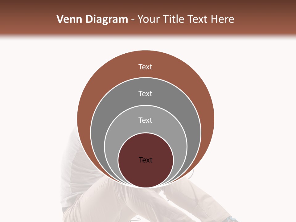 Teenager Isolated Guy PowerPoint Template