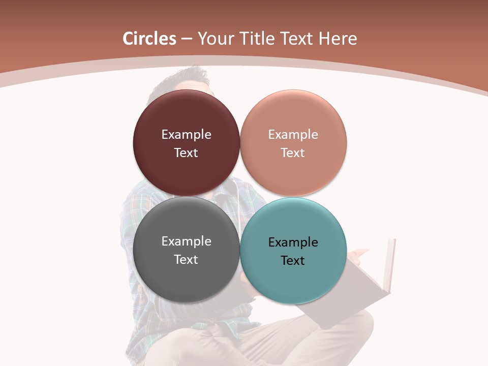 Man Vintage Student PowerPoint Template