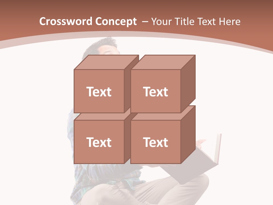 Man Vintage Student PowerPoint Template