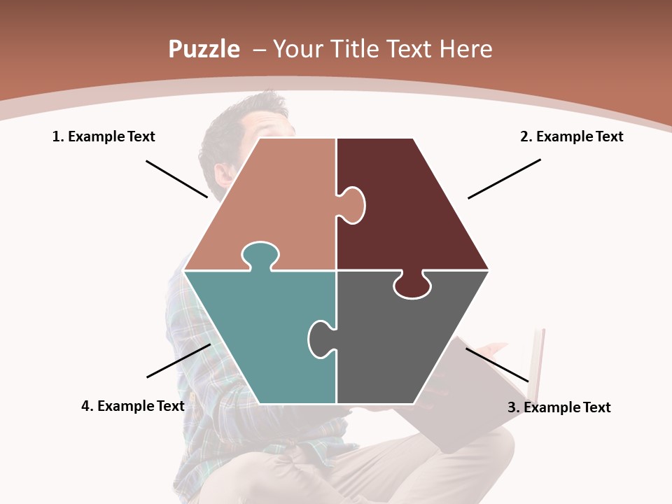 Man Vintage Student PowerPoint Template