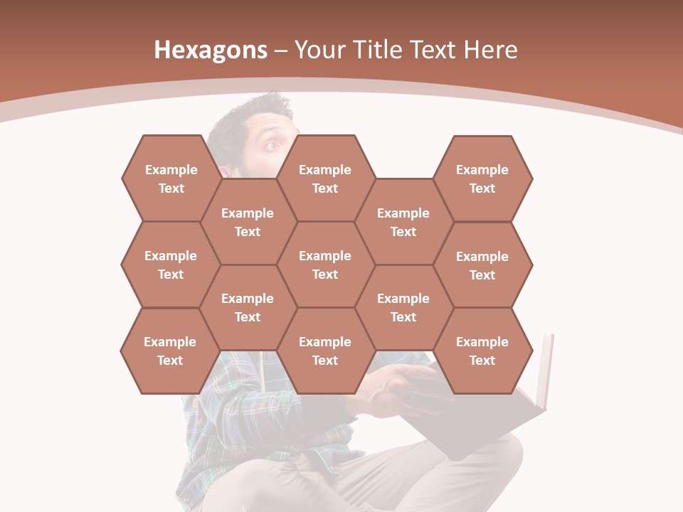 Man Vintage Student PowerPoint Template