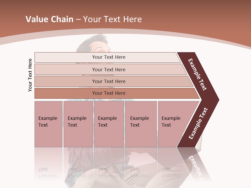 Man Vintage Student PowerPoint Template