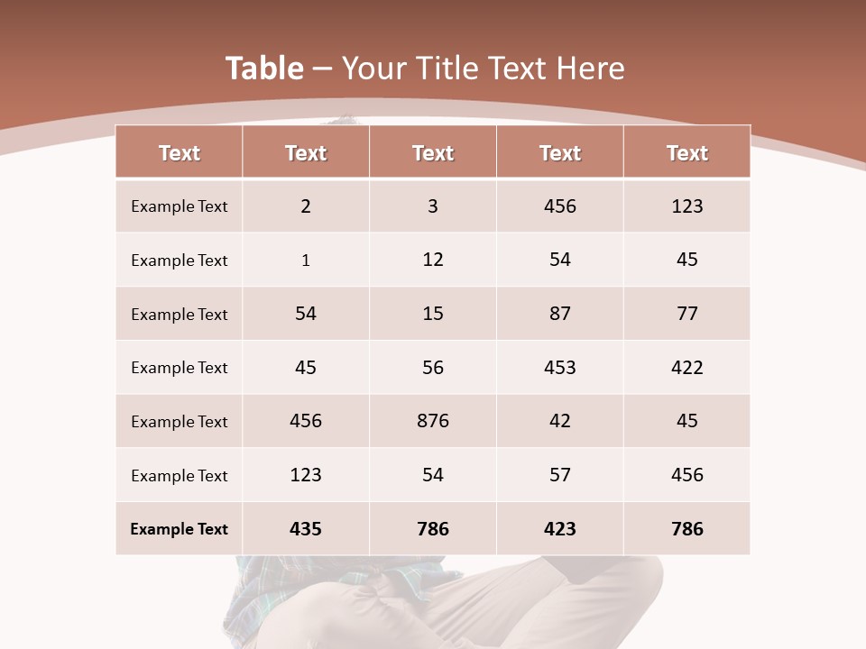 Man Vintage Student PowerPoint Template