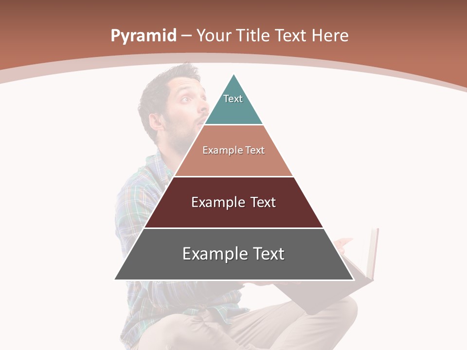 Man Vintage Student PowerPoint Template