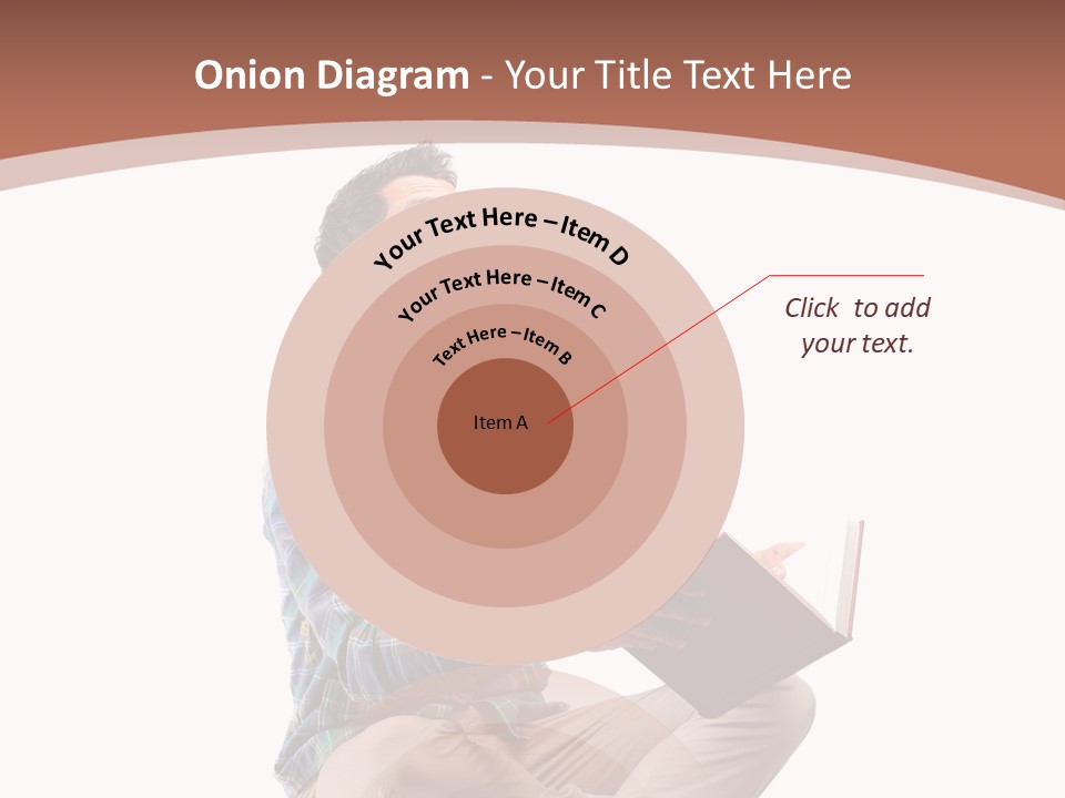 Man Vintage Student PowerPoint Template