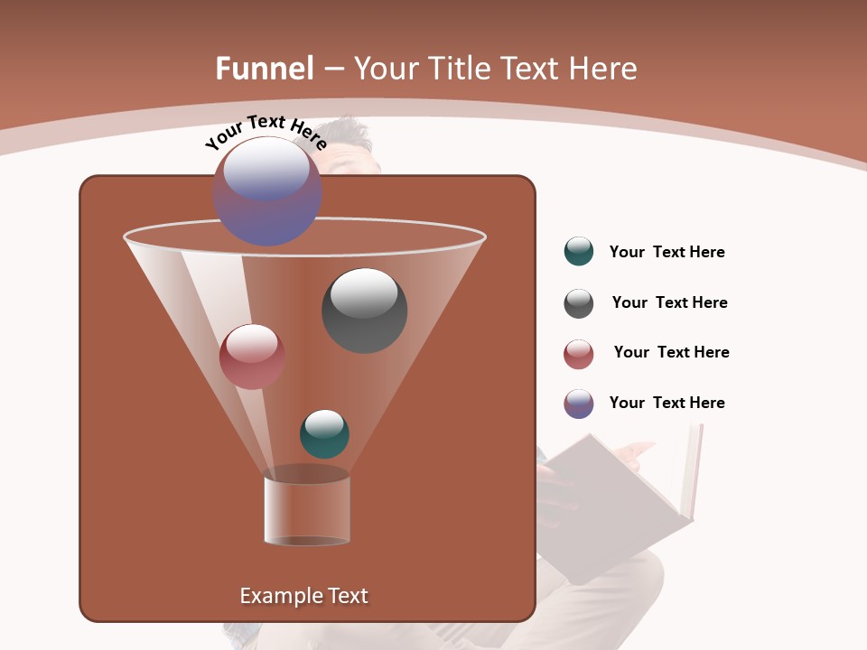 Man Vintage Student PowerPoint Template