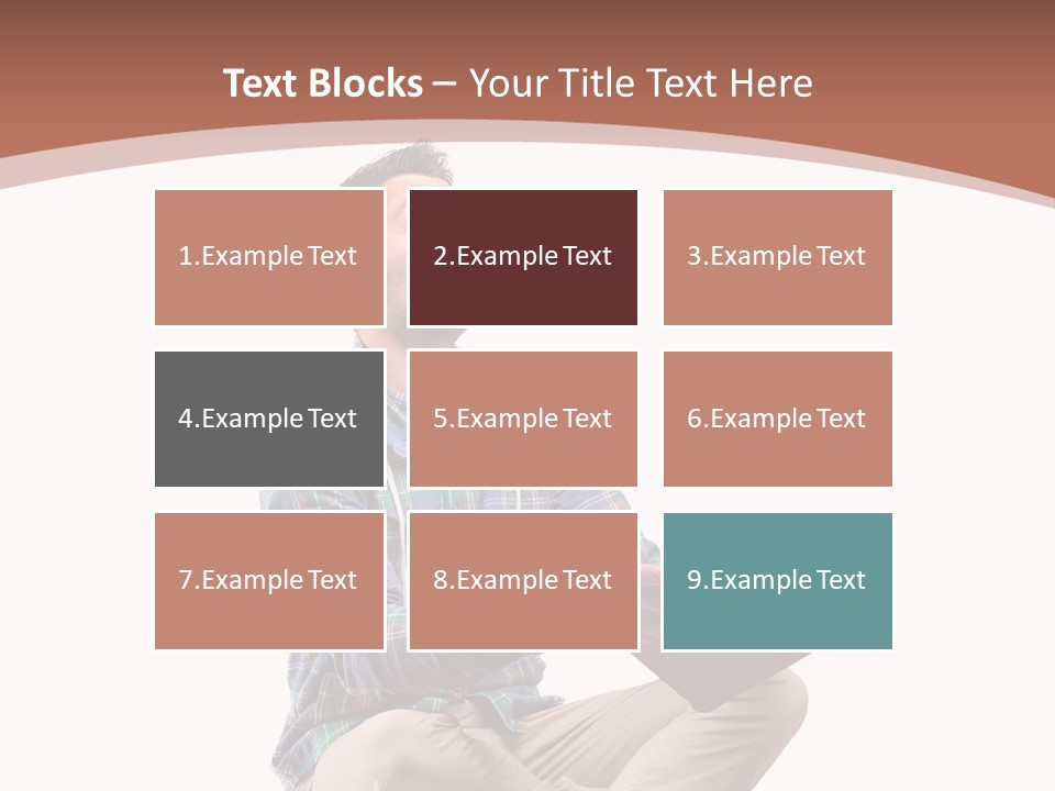 Man Vintage Student PowerPoint Template