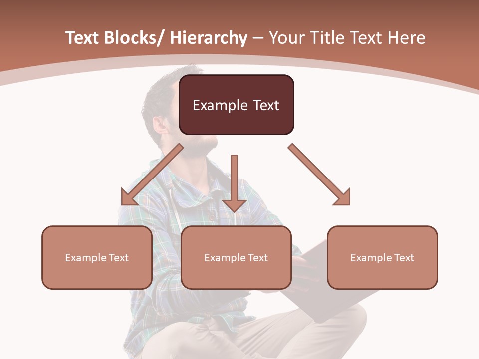 Man Vintage Student PowerPoint Template