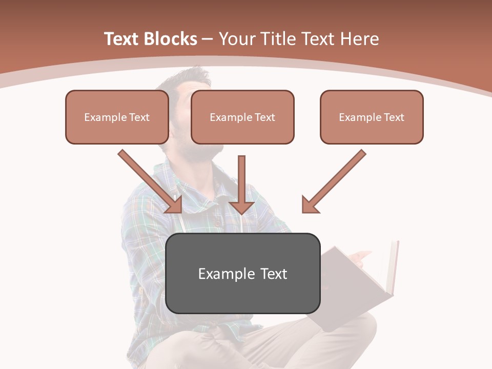 Man Vintage Student PowerPoint Template