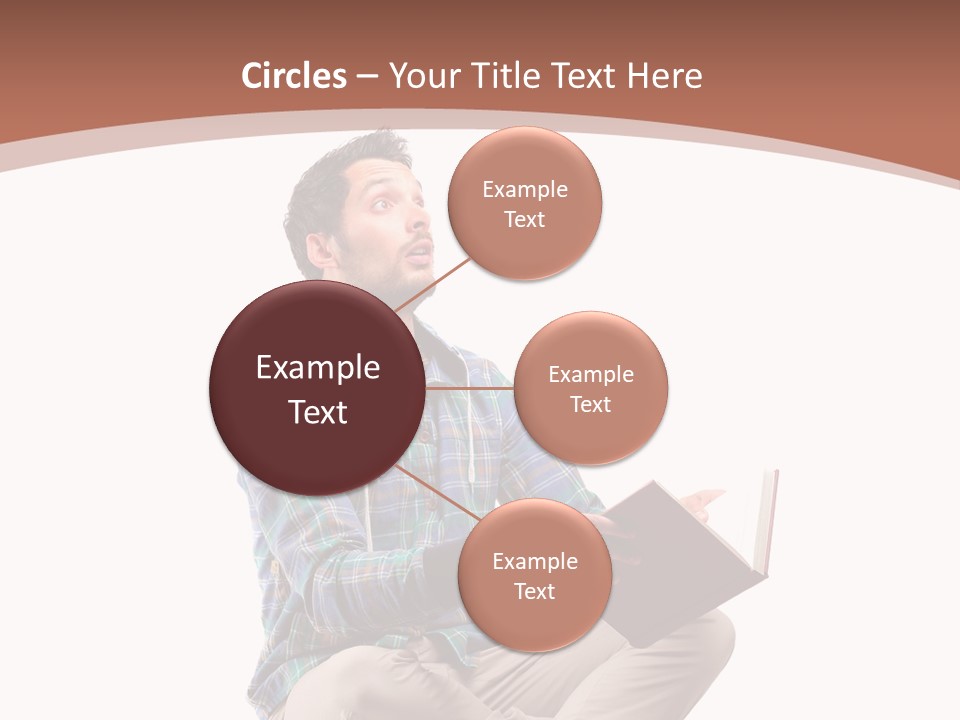 Man Vintage Student PowerPoint Template