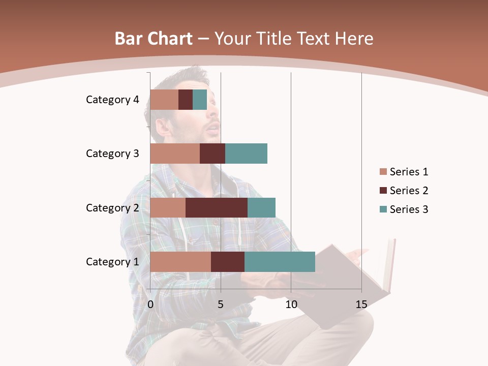 Man Vintage Student PowerPoint Template