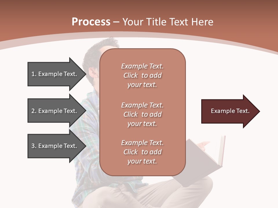 Man Vintage Student PowerPoint Template