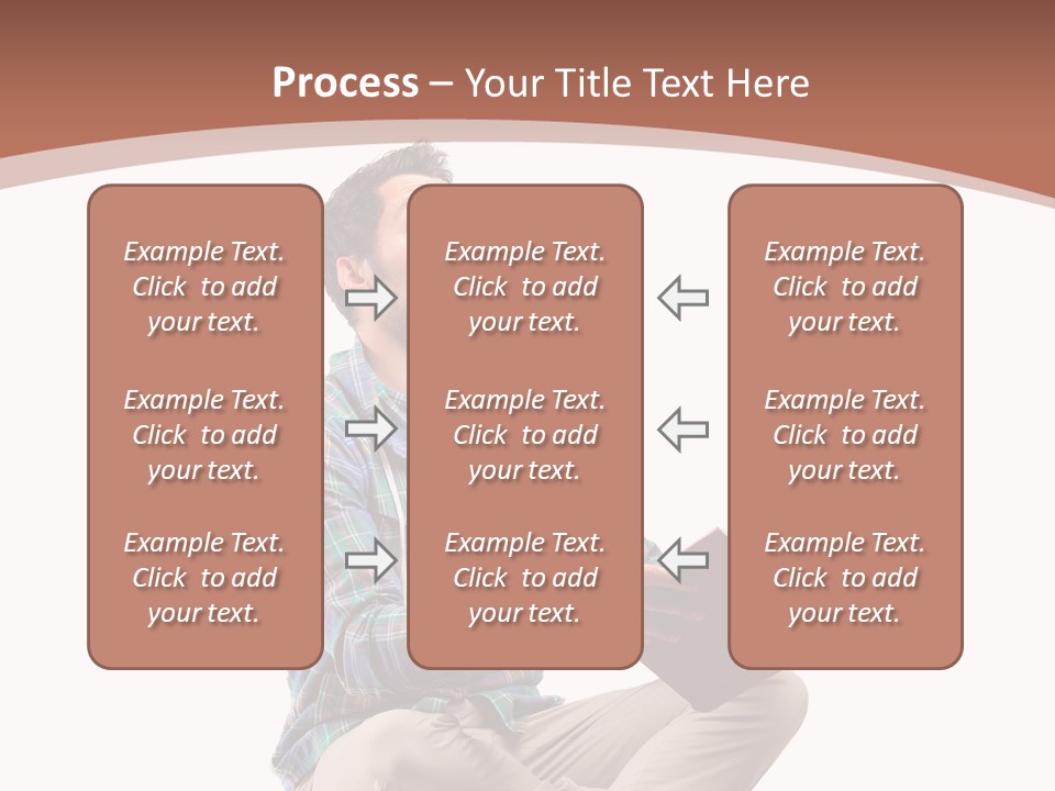 Man Vintage Student PowerPoint Template