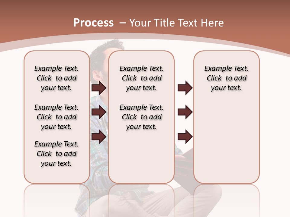 Man Vintage Student PowerPoint Template