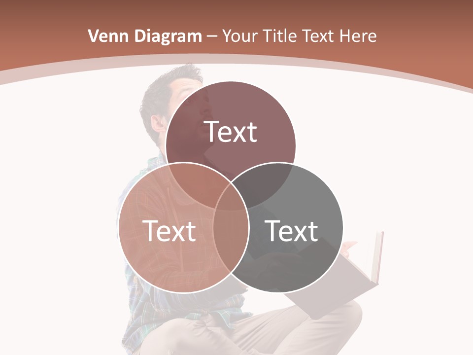 Man Vintage Student PowerPoint Template