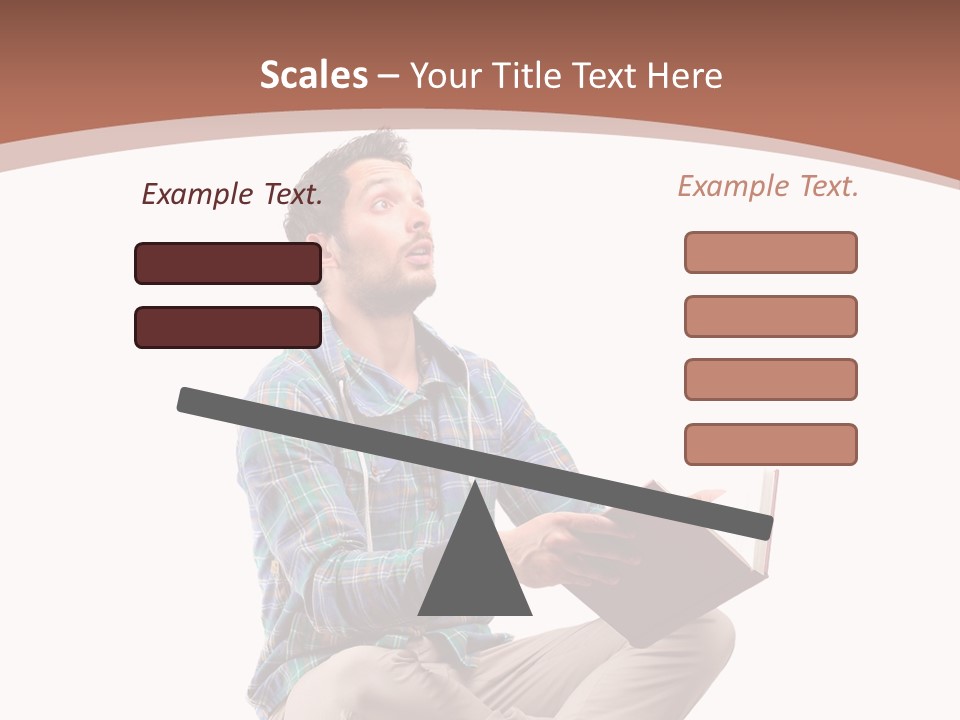 Man Vintage Student PowerPoint Template