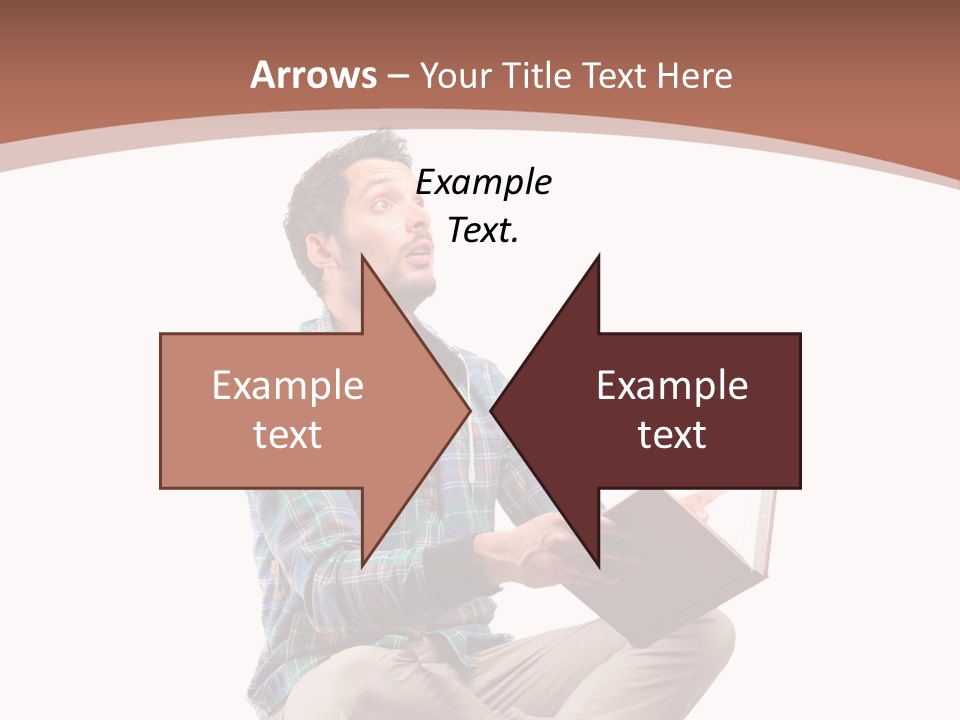 Man Vintage Student PowerPoint Template