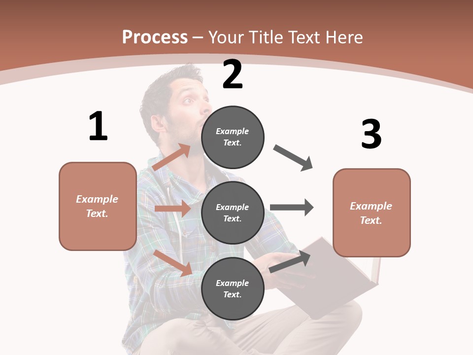 Man Vintage Student PowerPoint Template