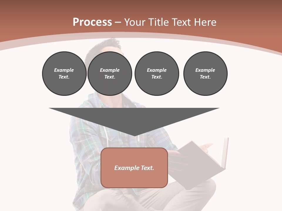 Man Vintage Student PowerPoint Template